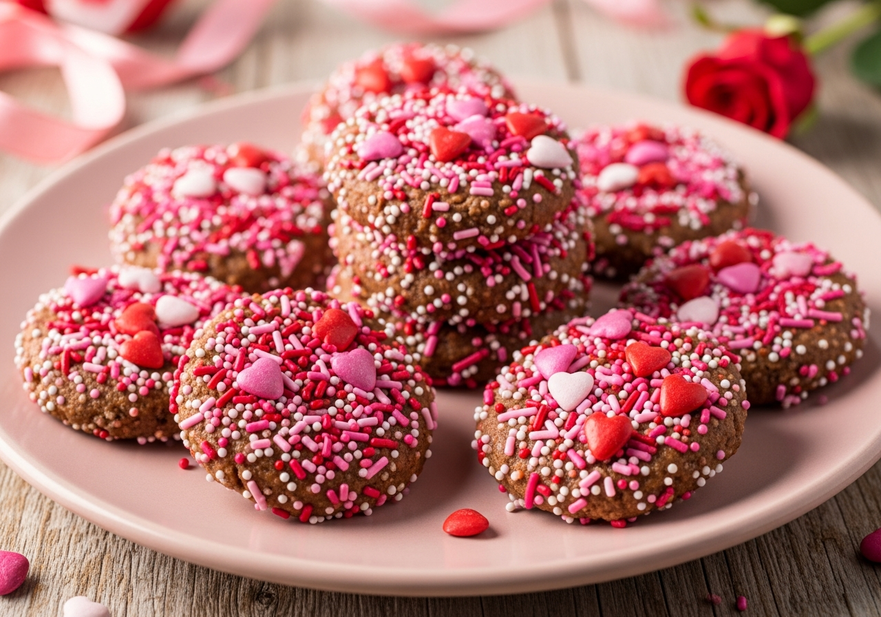 Valentine's Day No Bake Cookies